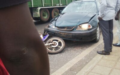 LOME : ACCIDENT DE LA CIRCULATION, UNE FEMME GRIÈVEMENT BLESSÉE