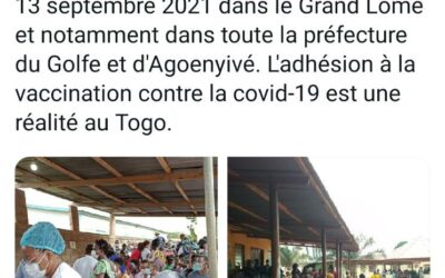 VACCIN CONTRE CORONAVIRUS : LES TOGOLAIS CONSOMMENT SANS SE POSER DE QUESTION. CONSÉQUENCES DE L&rsquo;ESCLAVAGE ET DE LA COLONISATION ?