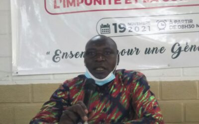 ATELIER DE PLAIDOYER POUR LA SOLLICITATION D’UN PORTAGE POLITIQUE DE HAUT NIVEAU DANS LA LUTTE CONTRE L’IMPUNITÉ ET LA CORRUPTION AU TOGO. LE FTSCD AVANT-GARDISTE