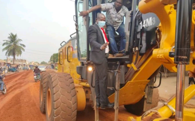 LA ROUTE DOUANE ADIDOGOMÉ-SEGBÉ (10KM) EN PLEIN CHANTIER