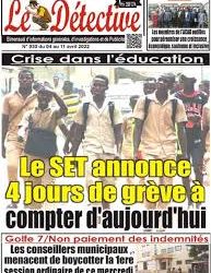 TOGO : RECUL DES LIBERTÉS , LE JOURNAL DÉNOMMÉ > SUSPENDU POUR 4 MOIS PAR LA HAAC