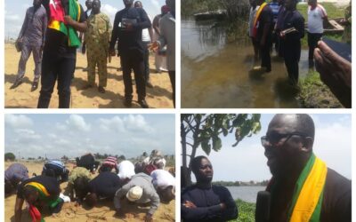 TOGO : DE LA PAROLE, L’APÔTRE KING YOSHUA AGBOTI PASSE AUX ACTES EN DÉCLARANT LA GUERRE CONTRE LES ESPRITS MALÉFIQUES DES EAUX TOGOLAISES