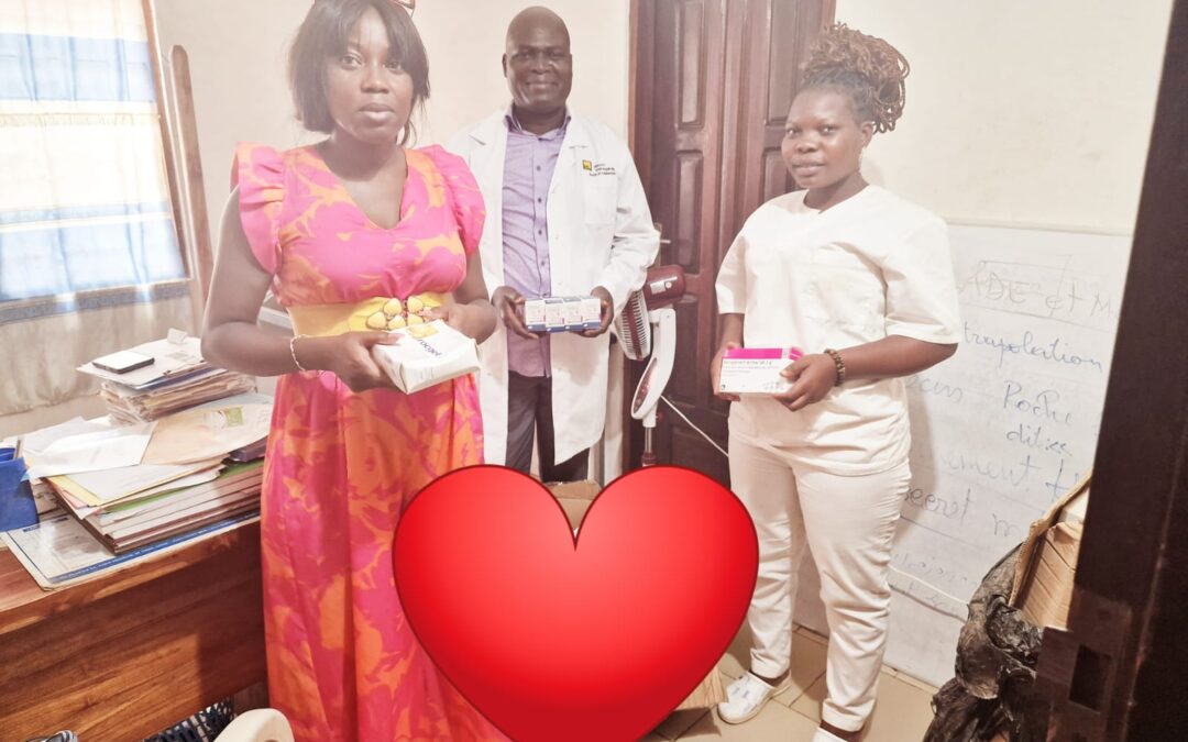 L&rsquo;ARTISTE SEP0P0 FAIT DON DE DISPOSITIFS MÉDICAUX À DES UNITÉS DE SOIN AU TOGO
