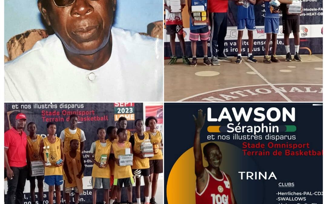 HOMMAGE À UN MONUMENT DU BASKET BALL TOGOLAIS.LAWSON TEVI SÉRAPHIN DIT  » TRAINER « 
