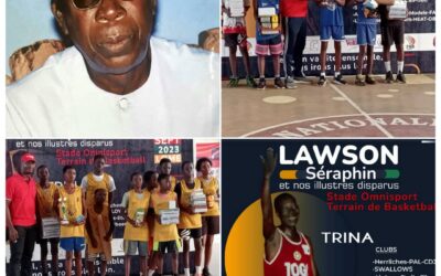 HOMMAGE À UN MONUMENT DU BASKET BALL TOGOLAIS.LAWSON TEVI SÉRAPHIN DIT » TRAINER «