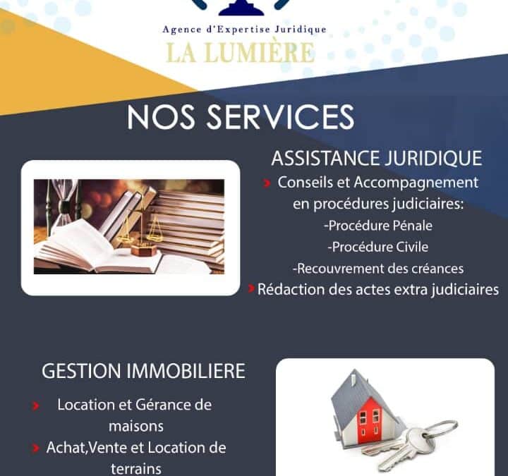 AGENCE D&rsquo;EXPERTISE JURIDIQUE « LA LUMIÈRE »