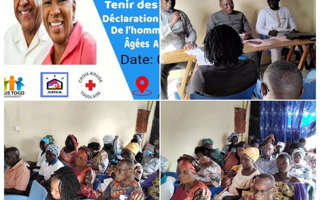 TOGO /L&rsquo;ONG ASTAL LANCE LES ACTIVITÉS DE CÉLÉBRATION DE LA JOURNÉE INTERNATIONALE DES PERSONNES ÂGÉES AU TOGO