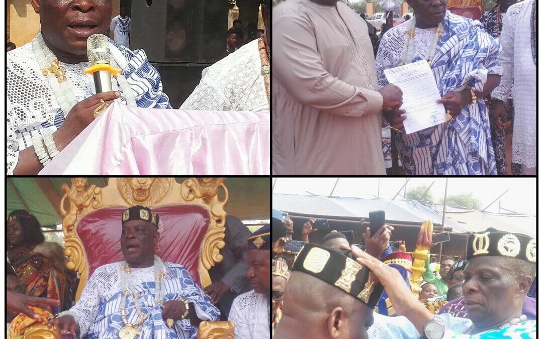 REMISE OFFICIELLE DE L&rsquo;ARRÊTÉ DE RECONNAISSANCE : TOGBUI MESSEKO 1ER INTRONISÉ CHEF DU VILLAGE DE ZOOTI HOGANOU (BAS-MONO)