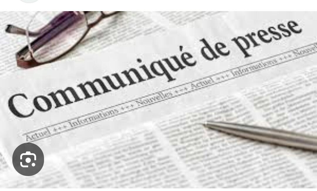 DÉCLARATION DE PRESSE
