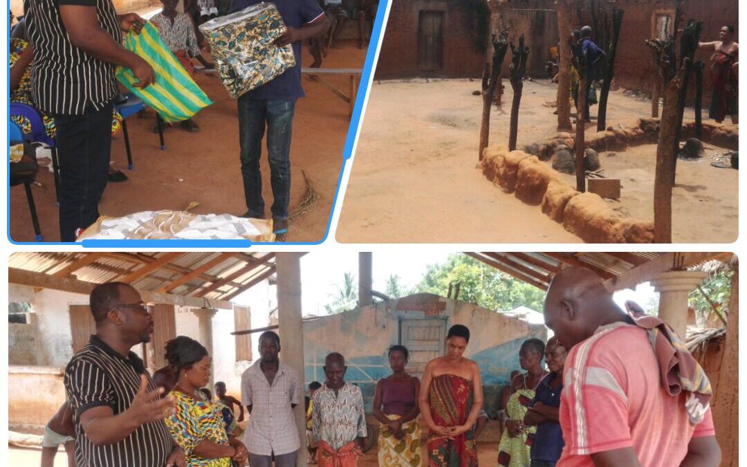 TOGO : UN INCENDIE RAVAGE 7 MÉNAGES   À ANFOIN ANAME AGBOKOUKONDJI.L&rsquo;APÔTRE KING YOSHUA AGBOTI PARMI LES PREMIERS SECOURS AUX VICTIMES