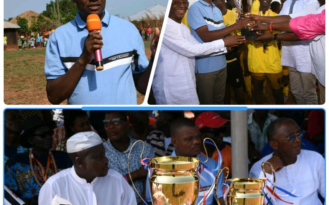 COMMUNE VO 1 : 9 ÈME ÉDITION DU TOURNOI DE LA RÉVÉLATION. L&rsquo;ACADÉMIE SWALLOWS DE TOGOVILLE REMPORTE LE TROPHÉE LE PROMOTEUR HONORÉ ADONTUI SATISFAIT DES PRESTATIONS