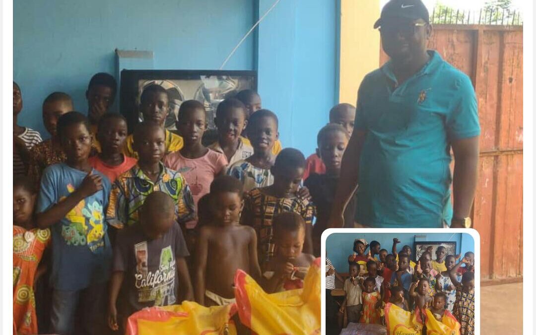 DONS ET AIDES : L&rsquo;ORPHELINAT BON BERGER DE TSEVIÉ SOULAGÉ PAR LES DONS LE L&rsquo;APÔTRE KING YOSHUA AGBOTI