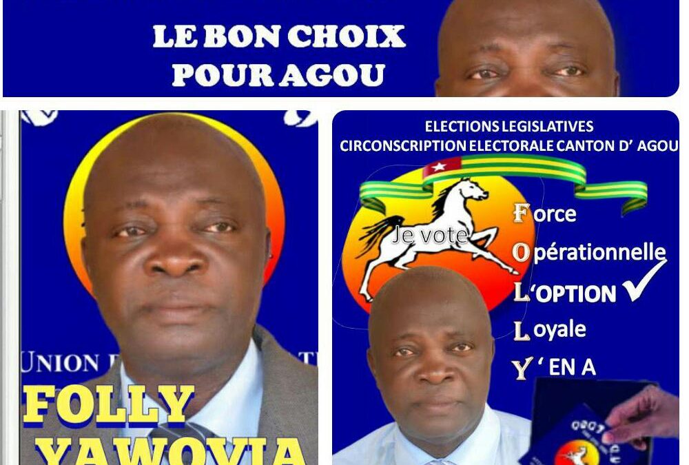 ECHOS DES CAMPAGNES : FOLLY Yawovia TÊTE DE LISTE DU PARTI (UDS-TOGO) PRÉFECTURE AGOU GAGNE LA CONFIANCE DES ÉLÉCTEURS PAR SA STRATÉGIE DE CONTACT DIRECT AVEC SA POPULATION