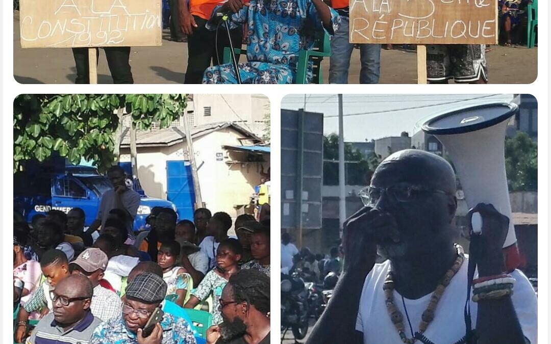 TOGO : LE MEETING DE LA SOCIÉTÉ CIVILE À LA HAUTEUR DES. ESPERANCES