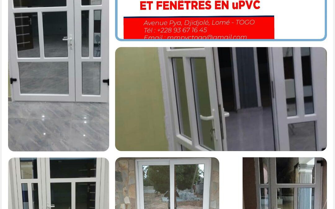 LA SOCIÉTÉ DE MENUISERIE MODERNE PVC TOGO TRANSFORME L&rsquo;ASPECT DE VOS CONSTRUCTIONS