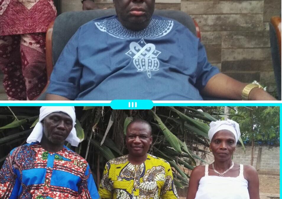 SON ÉMINENCE TOGBUI Dr WOLAKO YAO FELIX EKE-METOHO TOGBUI DEGUINI ADELA AKPAHLIN (AMETOHOU AMÉWUNU II) DÈDÈ DE KOUTSIN ET FOMÉFIAGAN* INTRONISÉ