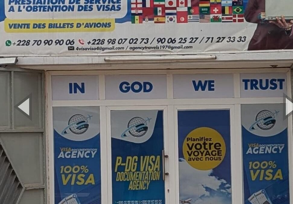 TOGO : TROUVEZ DES RAISONS VALABLES DE VOYAGER AVEC LA COMPAGNIE VIDA ET DEVENEZ SON AVOCAT