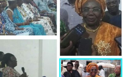 LA COORDINATRICE DE LA DMP Mme BRIGITTE KAFUI ADJAMAGBO DÉPUTÉ AU PARLEMENT TOGOLAIS FAIT LE BILAN DE SES 3 SEMAINES DE TOURNÉE ET LIBÈRE LA PAROLE AUX POPULATIONS