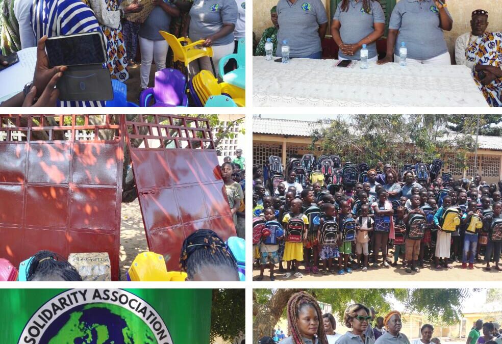 *TOGO / EPP DEGBENOU (LAC 1) VISITÉE PAR LES DONS LE L&rsquo;ASSOCIATION WO.S.A.T*