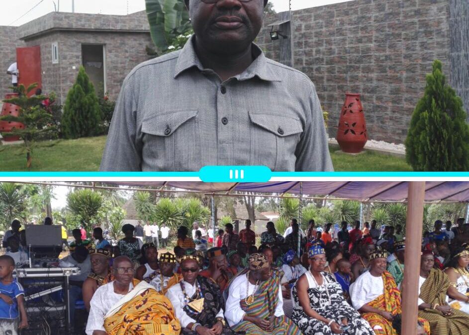 PIERRE HOR PRÉSIDENT DU MOUVEMENT POLITIQUE « FORÊT SACRÉE » ÉTAIT À LA FÊTE TRADITIONNELLE AVÉZAN À NOÉPÉ