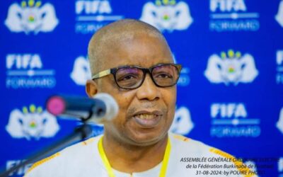 OUMAROU SAWADOGO, NOUVEAU PRÉSIDENT DE LA FÉDÉRATION BURKINABÈ DE FOOTBALL.