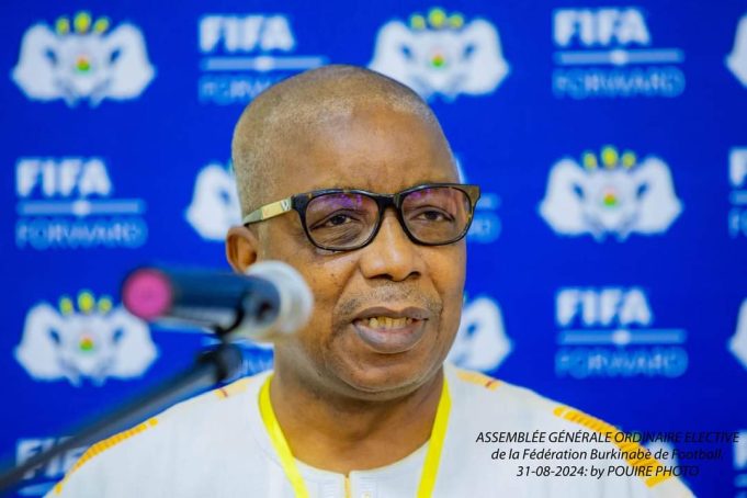 OUMAROU SAWADOGO, NOUVEAU PRÉSIDENT DE LA FÉDÉRATION BURKINABÈ DE FOOTBALL.