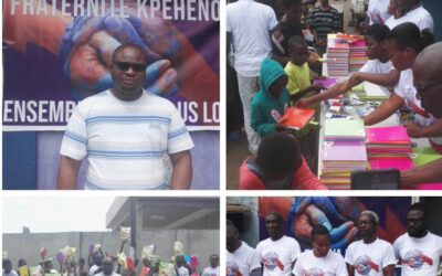 LOMÉ/GOLFE 1 : LA FRATERNITÉ KPÉHÉNOU DE LYON OFFRE DES KITS SCOLAIRES AUX ENFANTS