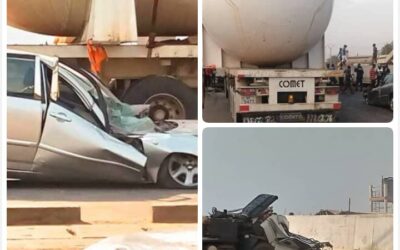 UN CAMION GROS PORTEUR FAIT DESCENDRE LA PASSERELLE D’AGOÉ ZONGO. D’IMPORTANTS DÉGÂTS SIGNALÉS