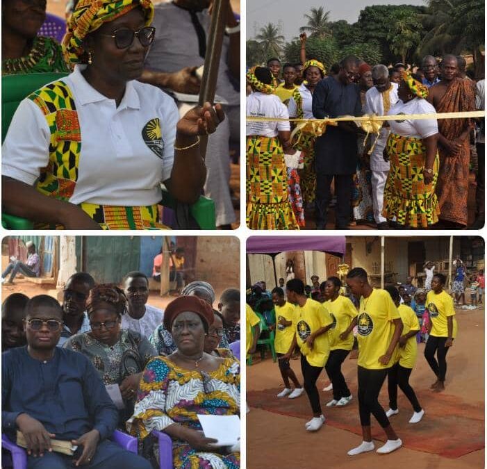 L&rsquo;ASSOCIATION TSO NAKLÈ /ARISE & SHINE PORTÉE SUR LES FONTS BAPTISMAUX À AFLAO GAKLI WUIMÉ