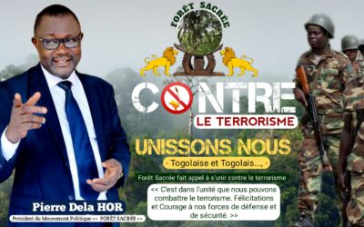 LUTTE CONTRE LE TERRORISME : LE MOUVEMENT POLITIQUE FORÊT SACRÉE EN FAIT SON CHEVAL DE BATAILLE