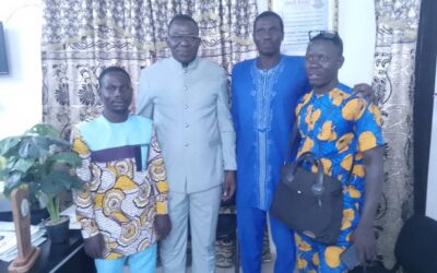 UNE DÉLÉGATION DES PASTEURS DE LA COMMUNE DU LACS 4 AUPRÈS DU 1er ADJOINT AU MAIRE (GOLFE 2) PASTEUR EDOH KOMI POUR LES VŒUX DE NOUVEL AN