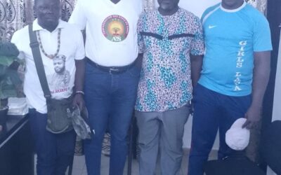 PASTEUR EDOH KOMI PREMIER ADJOINT AU MAIRE DE LA COMMUNE DU GOLFE 2 SYMPATHISE AVEC UNE DÉLÉGATION DU SYNACTRIP- TOGO POUR L’INTÉRÊT SOCIÉTAL