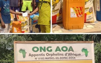 L’APŌTRE KING YOSHUA AGBOTI AU CHEVET DES ORPHELINS : UN GESTE DE FOI ET DE SOLIDARITÉ À l’ONG AOA