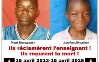 DEVOIR DE MÉMOIRE : DOUZE ANS APRÈS DAPAONG : ANSELME ET DOUTI, DES VIES FAUCHÉES TOUJOURS SANS JUSTICE