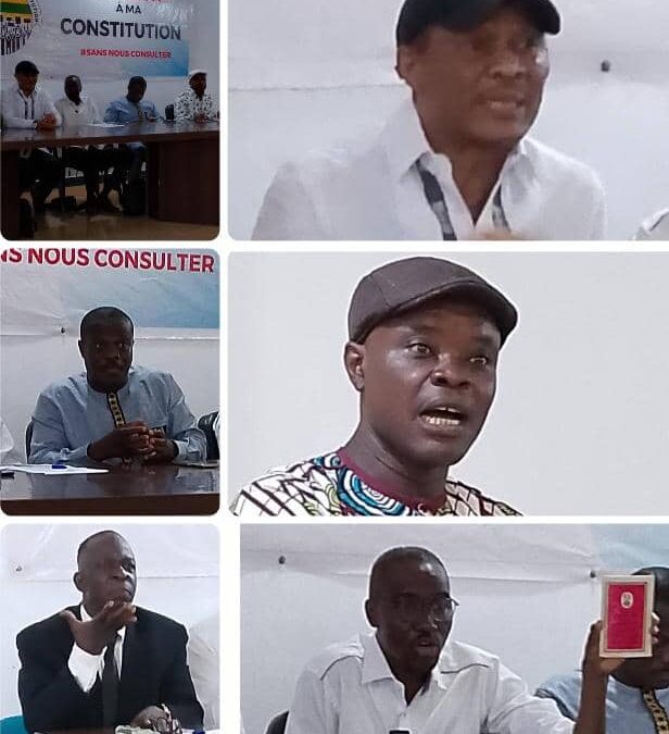 TOGO/ LE FRONT TOUCHE PAS À MA CONSTITUTION DÉSAPPROUVE ET MOBILISE CONTRE LA 5ÈME RÉPUBLIQUE