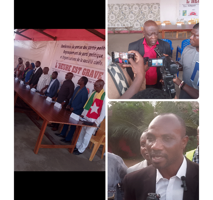 TOGO : DES PARTIS POLITIQUES ET OSC APPELLENT À SOUTENIR LA JEUNESSE CONTESTATAIRE ET DÉNONCENT UNE « NUIT INTERMINABLE