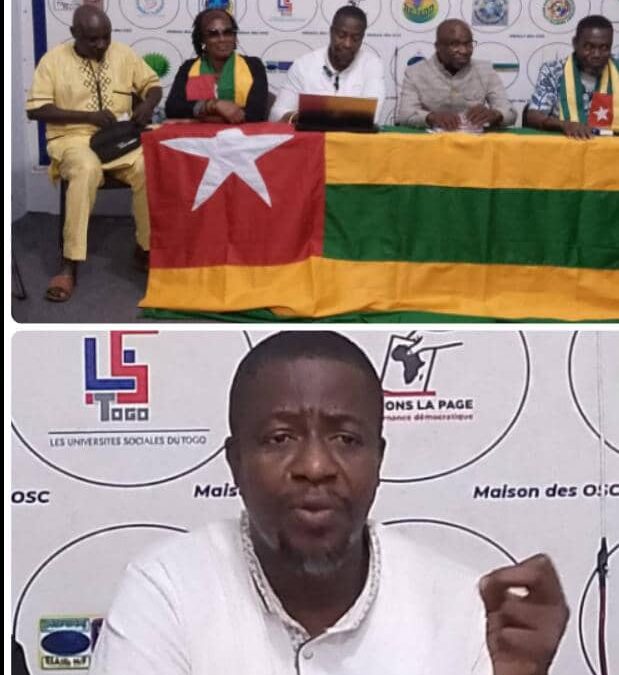 TOGO – JOURNÉE “TOGO MORT” LE 16 AOÛT : LES OSC ET LE M66 UNIS CONTRE LA RÉPRESSION
