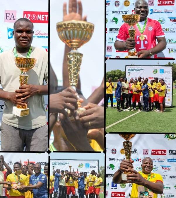 TOURNOI TOGO MÉDIA FOOT : ATOPPEL S&rsquo;ADJUGE LE TROPHÉE DANS UNE AMBIANCE DE FRATERNITÉ ET DE CÉLÉBRATION DE LA LIBERTÉ DE LA PRESSE
