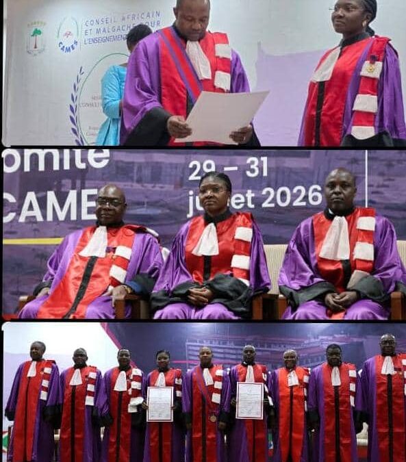 LE PROFESSEUR PRÉNAM HOUZOU-MOUZOU DISTINGUÉE PAR LE CAMES ET ADMISE AU CONSEIL DE L’OIPA