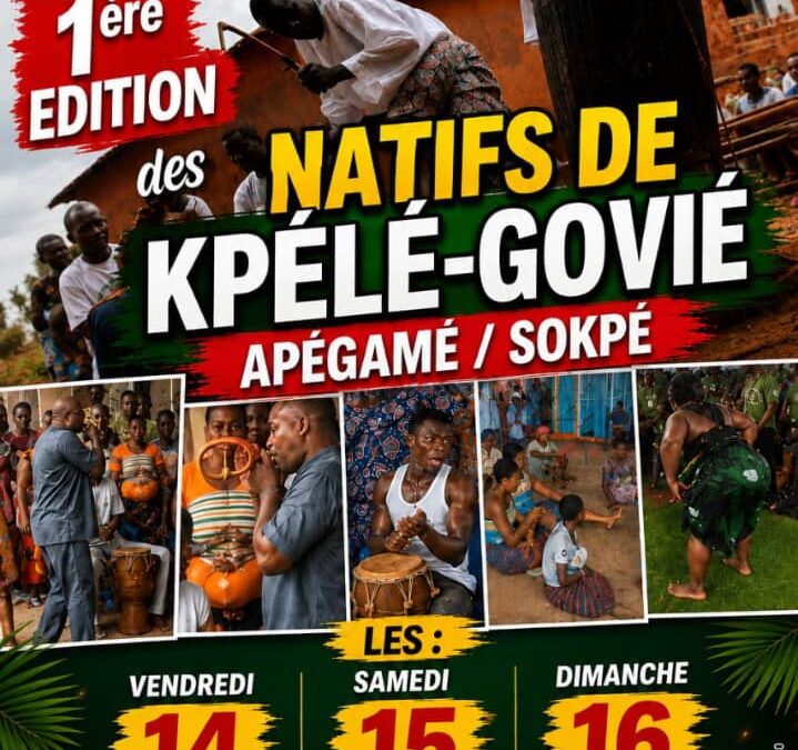KPÉLÉ GOVIÉ APÉGAMÉ/SOKPÉ : LES FILLES ET FILS DE LA LOCALITÉ SE DONNENT RENDEZ-VOUS POUR LEURS PREMIÈRES GRANDES RETROUVAILLES