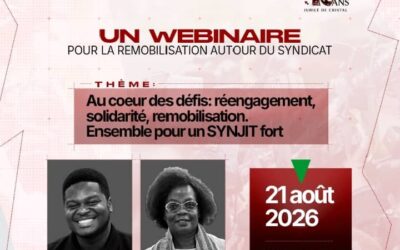 15 ANS D’ENGAGEMENT SYNDICAL : LE SYNJIT APPELLE À LA REMOBILISATION DES JOURNALISTES TOGOLAIS